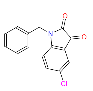 1-苄基-5-氯吲哚-2,3-二酮,1-benzyl-5-chloroindole-2,3-dione