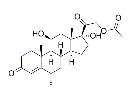 甲潑尼龍雜質(zhì)12,11β,17-dihydroxy-6α-methyl-3,20-dioxopregn-4-en-21-yl acetate