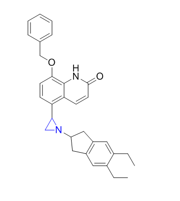 茚达特罗杂质13,8-(benzyloxy)-5-(1-(5,6-diethyl-2,3-dihydro-1H-inden-2-yl)aziridin-2-yl)quinolin-2(1H)-one
