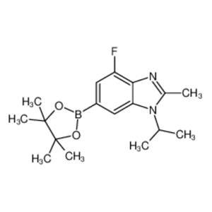 4-氟-2-甲基-1-(异丙基)-6-(4,4,5,5-四甲基-1,3,2-二氧杂环己硼烷-2-基)-1H-苯并咪唑