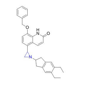 茚达特罗杂质13,8-(benzyloxy)-5-(1-(5,6-diethyl-2,3-dihydro-1H-inden-2-yl)aziridin-2-yl)quinolin-2(1H)-one