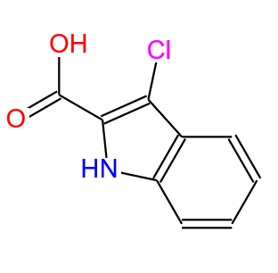 3-氯-2-吲哚甲酸,3-chloro-1H-indole-2-carboxylic acid