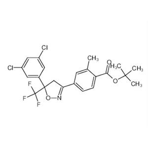 4-[5-(3,5-二氯苯基)-5-(三氟甲基)-4,5-二氢-1,2-噁唑-3-基]-2-甲基苯甲酸,4-[5-(3,5-dichlorophenyl)-5-trifluoromethyl-4,5-dihydroisoxazol-3-yl]-2-methylbenzoic acid tert-butyl ester;