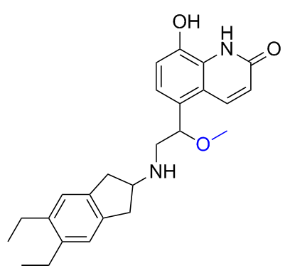 茚达特罗杂质05,5-(2-((5,6-diethyl-2,3-dihydro-1H-inden-2-yl)amino)-1-methoxyethyl)-8-hydroxyquinolin-2(1H)-one