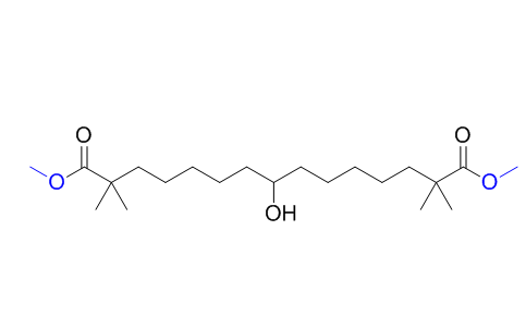 贝派地酸杂质14,dimethyl 8-hydroxy-2,2,14,14-tetramethylpentadecanedioate