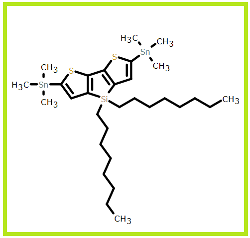 2,6-二(三甲基锡)-4,4-二辛基-二噻吩并噻咯,2,6-Di3MeTin-4,4-dioctyl-4H-silolo[3,2-b:4,5-b']dithiophene