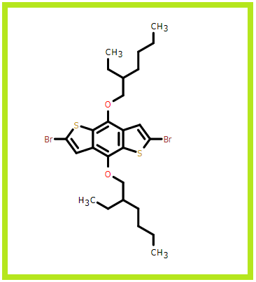 2,6-二溴-4,8-双[(2-乙基己基)氧基]苯并[1,2-b:4,5-b']二噻吩,2,6-Dibromo-4,8-bis[(2-ethylhexyl)oxy]-benzo[1,2-b:4,5-b']dithiophene