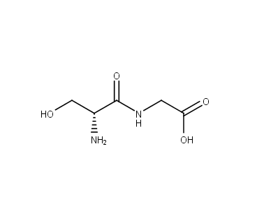 2-[(2R)-2-amino-3-hydroxypropanamido]acetic acid