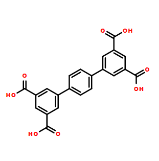 [1,1′:4′,1″]三联苯-3,3″,5,5″-四甲酸,[1,1′:4′,1″]Terphenyl- 3,3″,5,5″-tetracarboxylic acid;1,3-di(3',5'-dicarboxylphenyl)benzene;H4TPTC;1,4-di(3',5'-dicarboxylphenyl)benzene;[1,1':4',1