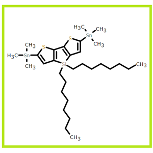 2,6-二(三甲基锡)-4,4-二辛基-二噻吩并噻咯,2,6-Di3MeTin-4,4-dioctyl-4H-silolo[3,2-b:4,5-b