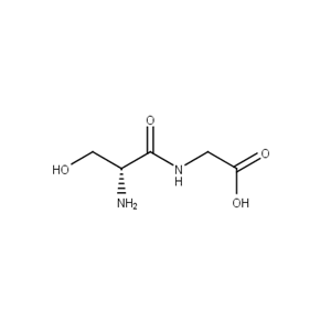 2-[(2R)-2-amino-3-hydroxypropanamido]acetic acid