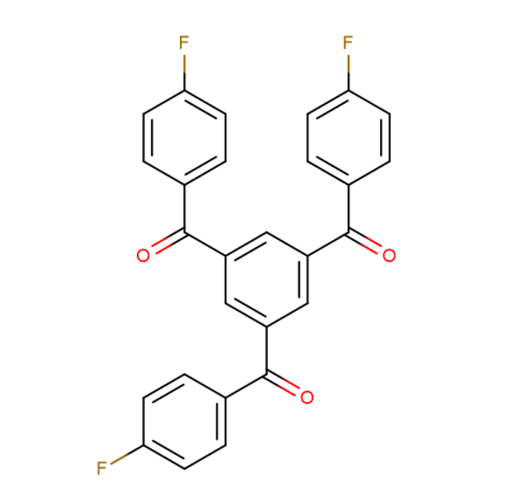 [3,5-双(4-氟苯甲酰基)苯基](4-氟苯基)甲酮,Methanone, 1,1',1''-(1,3,5-benzenetriyl)tris[1-(4-fluorophenyl)-