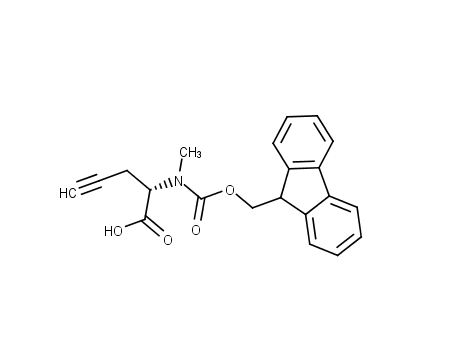 (2S)-2-({[(9H-fluoren-9-yl)methoxy]carbonyl}(methyl)amino)pent-4-ynoic acid