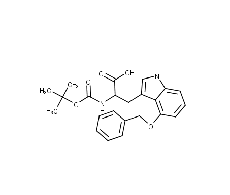 3-[4-(benzyloxy)-1H-indol-3-yl]-2-{[(tert-butoxy)carbonyl]amino}propanoic acid