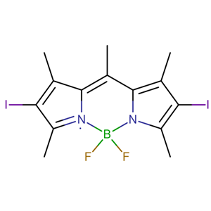 5,5-二氟-2,8-二碘-1,3,7,9,10-五甲基-5H-二吡咯并[1,2-c:2',1'-f][1,3,2]二氮杂硼烷