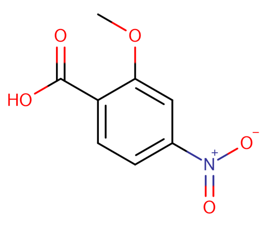 2-甲氧基-4-硝基苯甲酸,2-methoxy-4-nitrobenzoic acid