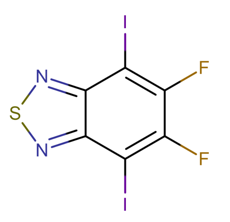 4,7-二碘-5,6-二氟苯并噻二唑,5,6-difluoro-4,7-diiodobenzo[c]-[1,2,5]thiadiazole