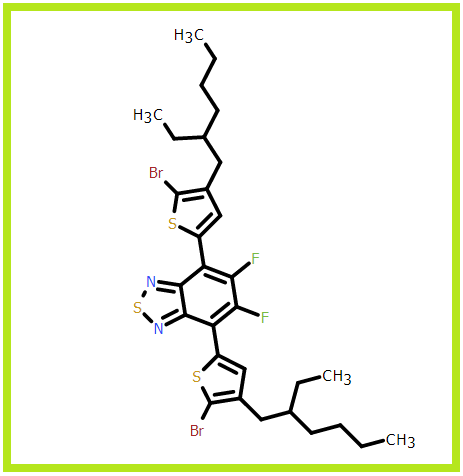 4,7-二(5-溴-4-乙基己基噻吩基-2-)-5,6-二氟-2,1,3-苯并噻二唑,4,7-Bis(5-broMo-4-(2-ethylhexyl)thiophen-2-yl)-5,6-difluorobenzo[c][1,2,5]thiadiazole