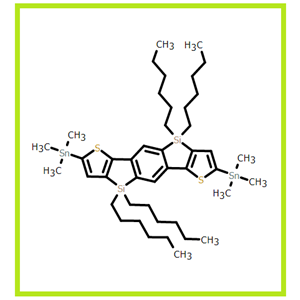 2,7-双三甲基锡-苯并[1,2-b:4,5-b]双(4,4'-二辛基-4H-二噻吩并噻咯)-双三甲基锡