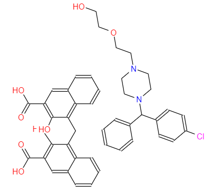 双羟萘酸羟嗪,HYDROXYZINE PAMOATE