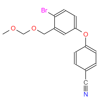 4-(4-溴-3-((甲氧基甲氧基)甲基)苯氧基)苯甲腈,4-(4-bromo-3-((methoxymethoxy) methyl)phenoxy) benzonitrile