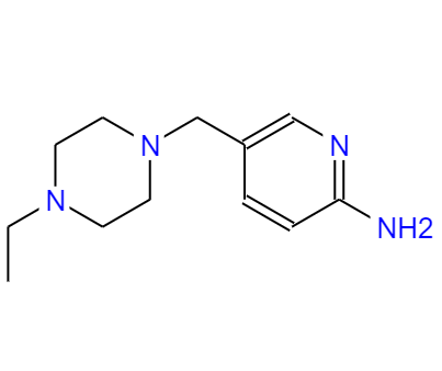 5-[(4-乙基哌嗪-1-基)甲基]吡啶-2-胺,5-((4-ethylpiperazin-1-yl)methyl)pyridin-2-amine