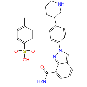 (3S)-3-[4-[7-(氨基羰基)-2H-吲唑-2-基]苯基]哌啶對甲苯磺酸鹽