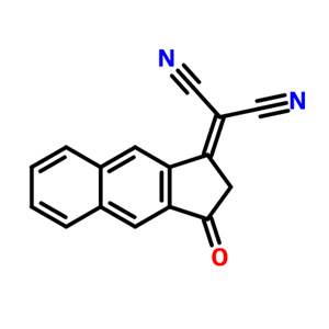 OC1270, 氰基萘基茚酮,2-(3-oxo-2,3-dihydro-1H-cyclopenta[b]naphthalen-1-ylidene)malononitrile
