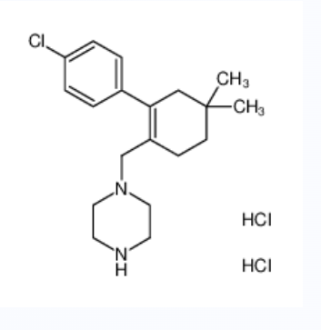 4-((2-(4-氯苯基)-4,4-二甲基-1-环己烯)甲基)哌嗪二盐酸盐,1-((4'-chloro-5,5-dimethyl-3,4,5,6-tetrahydro-[1,1'-biphenyl]-2-yl)methyl)piperazine dihydrochloride