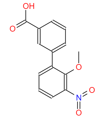 2'-甲氧基-3'-硝基联苯-3-羧酸,2'-Methoxy-3'-nitro-biphenyl-3-carboxylic acid