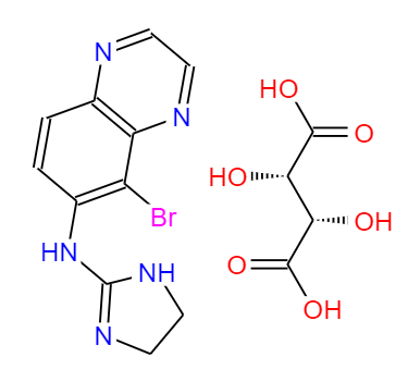 5-溴-6-(咪唑啉-2-基)氨基喹喔啉(2R,3R)-2,3-二羟基丁二酸盐,Brimonidine D-tartrate