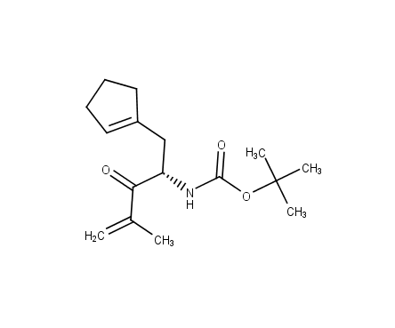 tert-butyl N-[(2S)-1-(cyclopent-1-en-1-yl)-4-methyl-3-oxopent-4-en-2-yl]carbamate