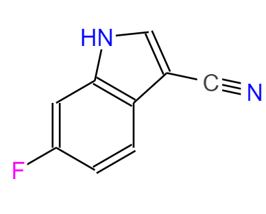 6-氟-1H-吲哚-3-甲腈,6-Fluoro-1H-indole-3-carbonitrile