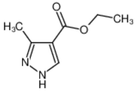 3-甲基-1H-吡唑-4-羧酸乙酯,3-Methyl-1H-pyrazole-4-carboxylicacid ethyl ester; Ethyl 3-methyl-1H-pyrazole-4-carboxylate; Ethyl 3-methylpyrazole-4-carboxylate; H-Pyrazole-4-carboxylicacid, 3-methyl-, ethyl ester