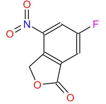 6-氟-4-硝基3H-异苯并呋喃-1-酮,6-fluoro-4-nitroisobenzofuran-1(3H)-one