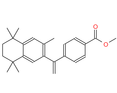 蓓萨罗丁中间体6,Benzoic acid, 4-[1-(5,6,7,8-tetrahydro-3,5,5,8,8-pentamethyl-2-naphthalenyl)ethenyl]-, methyl ester