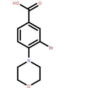 3-溴-4-(4-嗎啉基)苯甲酸,3-Bromo-4-morpholinobenzoic acid