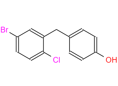 4-[(5-Bromo-2-chlorophenyl)methyl]phenol