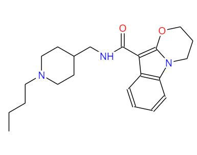 PIBOSEROD,2H-(1,3)OXAZINO(3,2-A)INDOLE-10-CARBOXAMIDE, N-((1-BUTYL-4-PIPERIDINYL)METHYL)-3,4-DIHYDRO-