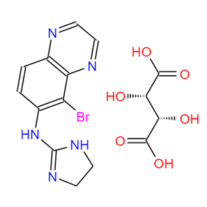 5-溴-6-(咪唑啉-2-基)氨基喹喔啉(2R,3R)-2,3-二羟基丁二酸盐,Brimonidine D-tartrate