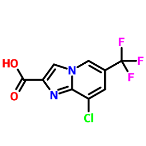 8-氯-6-(三氟甲基)咪唑并[1,2-a]吡啶-2-羧酸