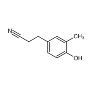 3-(4-hydroxy-3-methylphenyl)propanenitrile,3-(4-hydroxy-3-methylphenyl)propanenitrile
