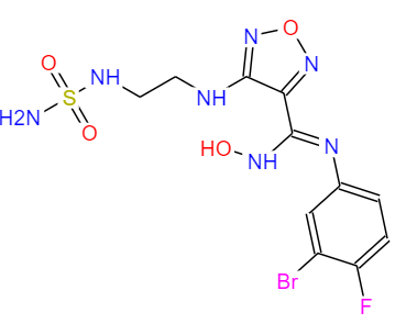 4-[[2-[(氨基磺酰基)氨基]乙基]氨基]-N'-(3-溴-4-氟苯基)-N-羟基-1,2,5-恶二唑-3-甲脒,IDO inhibitor 1