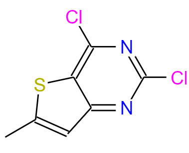 2,4-二氯-6-甲基噻吩并[3,2-d]嘧啶,2,4-DICHLORO-6-METHYLTHIENO[3,2-D]PYRIMIDINE