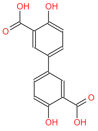 2,5-二羥基連苯二甲酸,4,4'-Dihydroxybiphenyl-3,3'-dicarboxylic acid