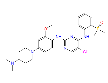 5-chloro-2-N-[4-[4-(dimethylamino)piperidin-1-yl]-2-methoxyphenyl]-4-N-(2-dimethylphosphorylphenyl)pyrimidine-2,4-diamine