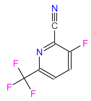 3-氟-6-三氟甲基吡啶-2-甲腈,3-Fluoro-6-(trifluoromethyl)pyridine-2-carbonitrile