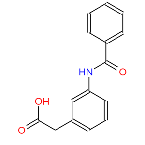 3-(苯甲酰氨基)苯乙酸,2-(3-benzamidophenyl)acetic acid