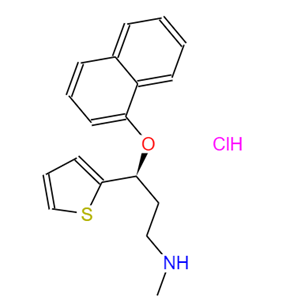 (S)-(+)-N-甲基-3-(1-萘氧基)-3-(2-噻吩)-丙胺