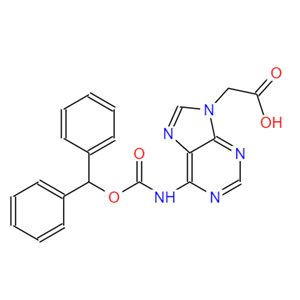 6-N-(二苯甲氧羰基)腺嘌呤-9-乙酸